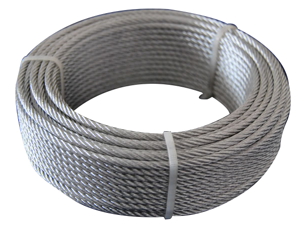 Xpose Safety Cable de acero galvanizado para aeronaves de 7 x 19 pulgadas,  carrete de 1/4 a 250 pies, cuerda de resistencia a la rotura de 7,000