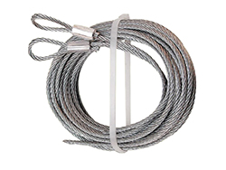 Cable espiral de acero para elevar puertas de 7 pies